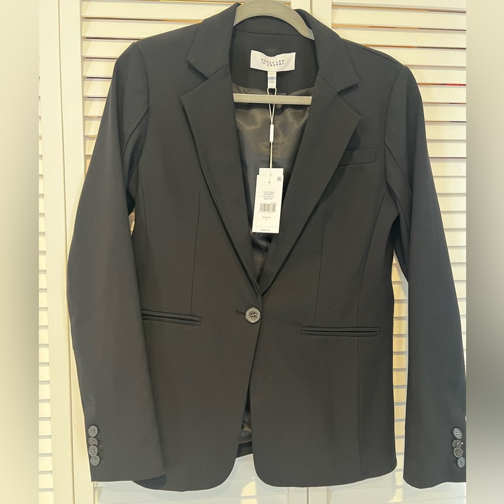 Derek Lam 10 Crosby Black Blazer Size 8 (NWT)